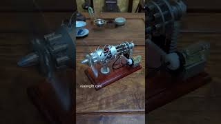 Elite 16Cylinder Stirling Engine Interactive Generator [upl. by Nelyahs]