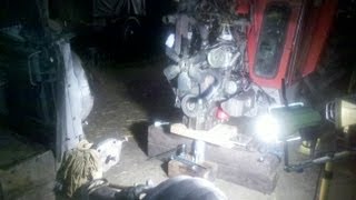 MF 590  engine breakdown  tractor split at the front axle  part 4 [upl. by Akimrehs]