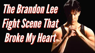 The Brandon Lee Fight Scene That Broke My Heart [upl. by Kilar]