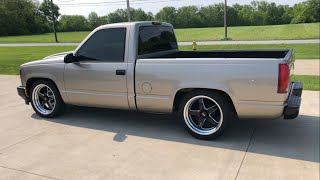 1996 Chevy C1500 355 Sbc T56 Walkaround [upl. by Ahsenal]