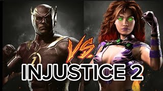 Injustice 2 Flash VS Starfire 😇😰🥲 Fight viralvideo [upl. by Moria268]