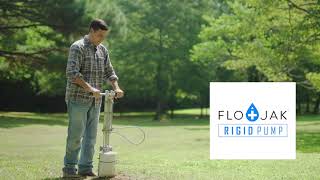 Flojak Rigid Emergency Backup Hand Well Pump [upl. by Ahcim269]