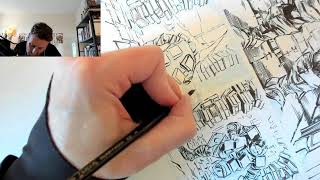 Inking and Drawing comics traditionally [upl. by Eadie]