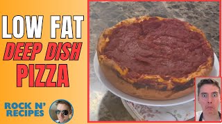 Healthier Protein Deep Dish Pizza  Rock N’ Recipes  abba healthypizza [upl. by Oslec]