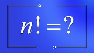 The formula of Factorial of n [upl. by Kass]