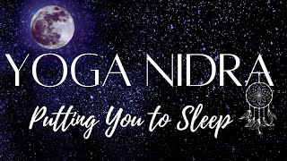 Yoga Nidra For Sleep With Rain Sounds [upl. by Pammy]