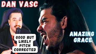 Metal singer performs quotAmazing Gracequot Dan Vasc Reaction [upl. by Mapes]