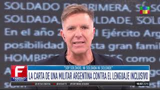 La carta de una militar argentina contra el lenguaje inclusivo [upl. by Maia]