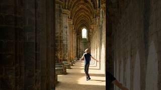 Amazing light shines through ruined Kirkstall Abbey in Yorkshire uktravelvlog [upl. by Nosmirc353]