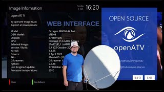 Web Interface streaming With E2 Linux OS OPENatv  OCTAGON SF8008 UHD E2 DVBS2X Satellite Receiver [upl. by Noirb206]