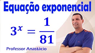 Como resolver a equação exponencial 3x  1 81 [upl. by Zitella]