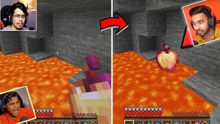 Instant Regret moments in Minecraft 🔴 techno gamerz yessmartypie anshu bisht [upl. by Epolulot]