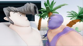 Blender Animation Short  BIG WINNER  Big Vegas vs El chupacabra [upl. by Ecertap]