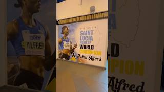 Congratulations to Julien Alfred for winning Saint Lucia’s first Olympic Gold Medal 🥇 🇱🇨🥇 [upl. by Nele]