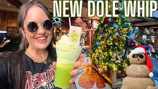 Disneys Polynesian Resort Holiday Tour  NEW Dole Whips amp Building Beach Snowman [upl. by Anelrahs112]