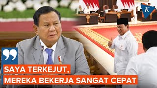 Puas Kinerja Kabinet Merah Putih Prabowo Saya Terkejut Mereka Bekerja Sangat Cepat [upl. by Kelbee]