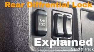 How to use RD Lock Rear Diffrential Lock [upl. by Flavius]