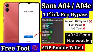 how to frp Bypass Samsung A04eA04 Free tool  how to frp bypass samsung a04 free tool  A042f frp [upl. by Nereil]