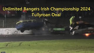 Unlimited National Banger Irish championship Tullyroan Oval 2024 [upl. by Zipah227]