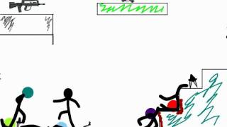 First Stickman Gun Fight [upl. by Viv]