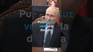 Putin da luz verde a la doctrina que autoriza una respuesta nuclear ante un ataque contra Rusia [upl. by Jules233]