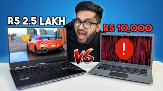 MOST EXPENSIVE GAMING LAPTOP VS CHEAPEST LAPTOP [upl. by Asel]