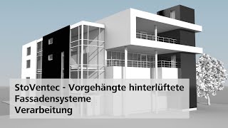 StoVentec  Vorgehängte hinterlüftete Fassadensysteme Verarbeitung [upl. by Saixela]