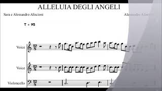 ALLELUIA DEGLI ANGELI versione strumentale [upl. by Vin]