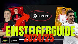 SORARE EINSTEIGERGUIDE 2024 Alles was DU wissen musst 🌟⚽ [upl. by Alik]