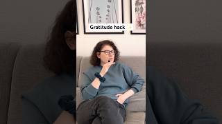 Gratitude hack to instantly boost your mood ✨ gratitude gratefulmindset podcastclips podcasts [upl. by Kiraa]