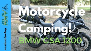 Motorcycle Camping on my BMW GSA 1200 [upl. by Winshell]