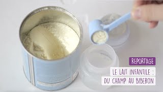 Reportage  Le lait infantile  du champ 🐮 au biberon 🍼 [upl. by Arutek]