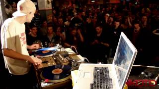 KOTD  Dj Battle  AmbiDeckStress vs Jimmi Riggz [upl. by Ahtekal]