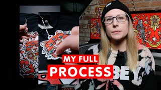 How I created a Video Ad for StickerApp  Behind the Scenes  My Full Process [upl. by Friedberg4]