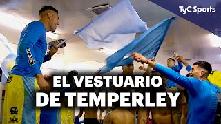 LOS FESTEJOS DE LOS JUGADORES DE TEMPERLEY LUEGO DE LA HEROICA VICTORIA ANTE RIVER POR PENALES 🤯🔥 [upl. by Iey]