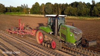 4Kᵁᴴᴰ Ward Farms Fendt 943 Vario MT tractor pulling a Keeble Brothers Progressive heavy cultivator [upl. by Dennie]