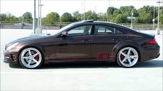 Mercedes CLS 55 AMG Black Series 63 Widebody  Bodykit  21quot R5 XConcave Rennen Forged build by MampD [upl. by Yancey304]