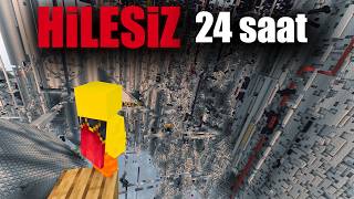 Minecraftın EN TEHLİKELİ Sunucusunda 24 Saat Hayatta Kalmak 2b2t [upl. by Hcaz]