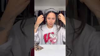 3 ways to wear a HEADBAND 🙆🏻‍♀️🖤 Hair Tutorial ✨ Handmade Small Business [upl. by Marlette]