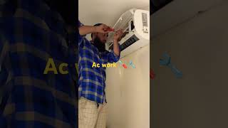 AC installation technician home acservice airconditioningrepair automobile electrical [upl. by Ravi151]