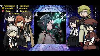 bsd react to Atsushi as Xiao 22 bsdampgenshin [upl. by Notyard]