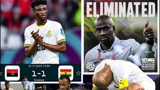 Ayeka Ghana Blackstars Is Out Of 2025 AFCOn After Draw Against Angola 11 Ghana 🇬🇭 [upl. by Anived219]