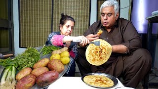 Aloo Paratha Recipe  Chatpata Aloo Paratha  Potato Bread  Potato  Paratha [upl. by Rosio]