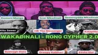 WAKADINALI  RONG CYPHER 20 LYRICS [upl. by Boarer]