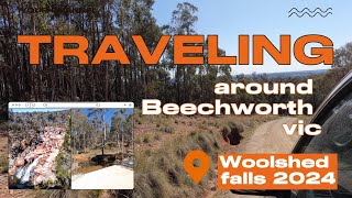 Traveling Around Beechworth Vic Woolshed Falls Bates Dam [upl. by Nyrehtak]