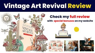 Vintage Art Revival Review amp Bonus Profit from Timeless Charm of BohoInspired Coloring Books [upl. by Frankel]