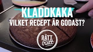 Kladdkaka  Vilket är Sveriges bästa recept [upl. by Atiker]