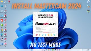 Install mastercam 2024 [upl. by Aryt]