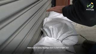 How To Properly Fill amp Place Sandbags [upl. by Bowne]