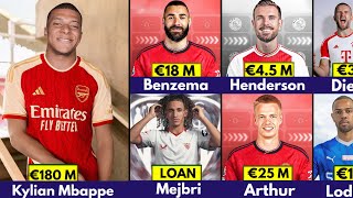 🚨 ALL CONFIRMED WINTER TRANSFER 204✅️ MBAPPE TO ARSENAL KARIM BENZEMA TO MANCHESTER UNITED 🔥 SANCHO [upl. by Milah]